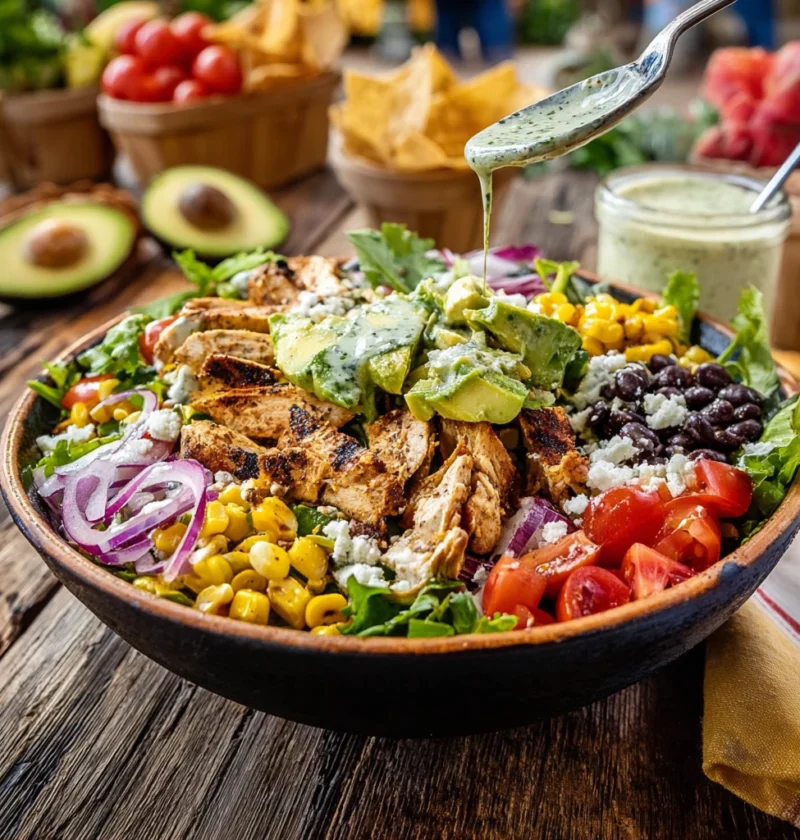 Farmers Market Chicken Taco Salad