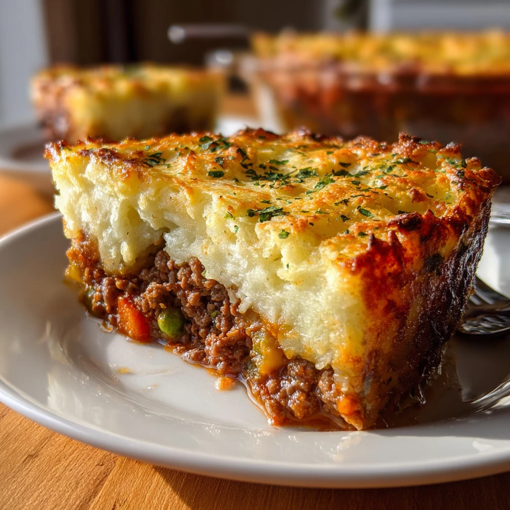 Ground Beef Potato Pie