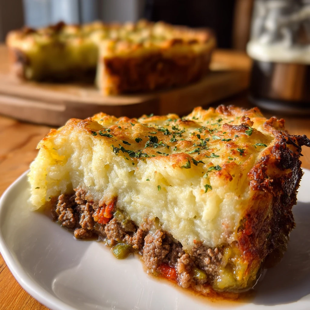 Ground Beef Potato Pie