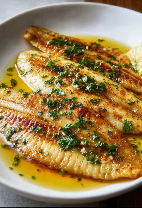 Perfect Flounder Meunire Gourmet Dinner