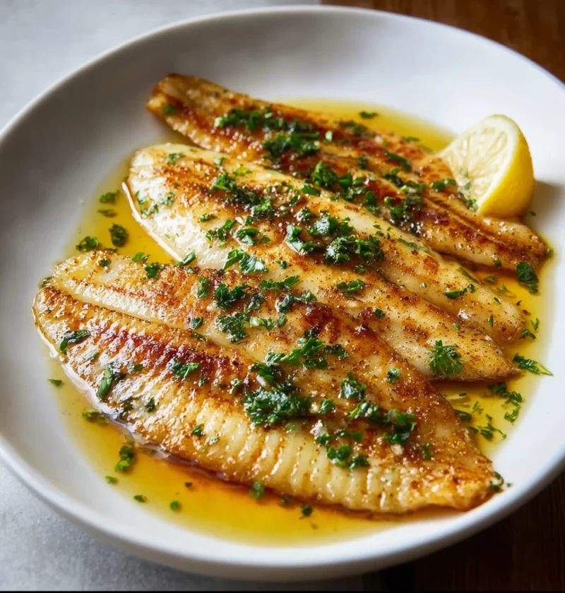 Perfect Flounder Meunire Gourmet Dinner