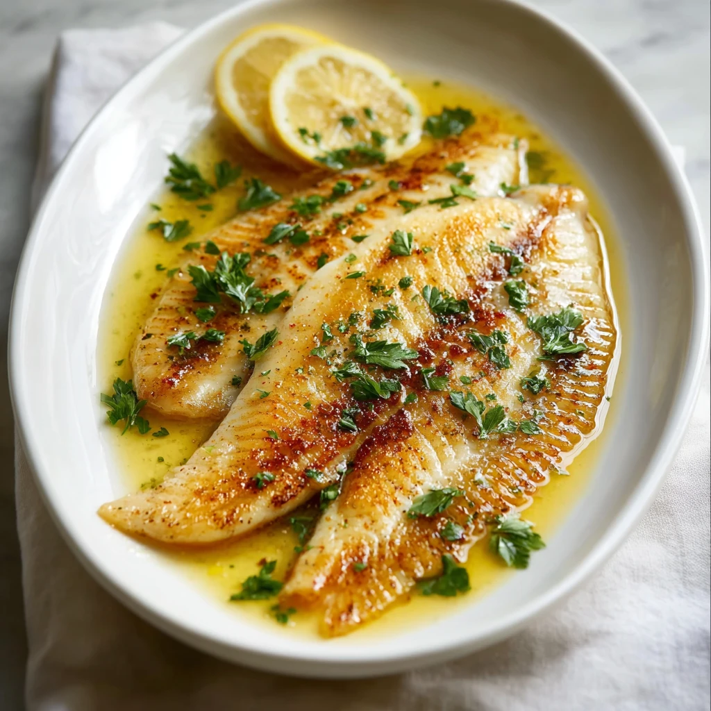 Perfect Flounder Meunire Gourmet Dinner