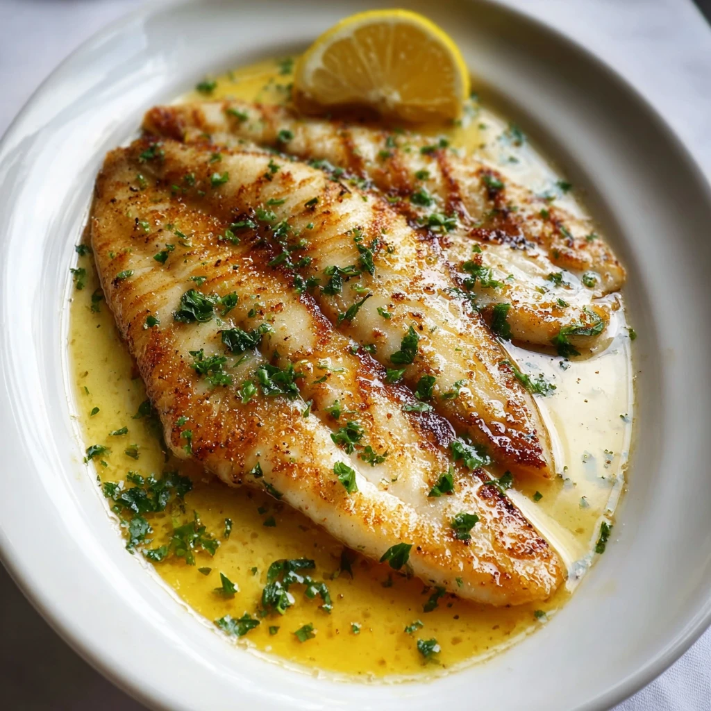 Perfect Flounder Meunire Gourmet Dinner