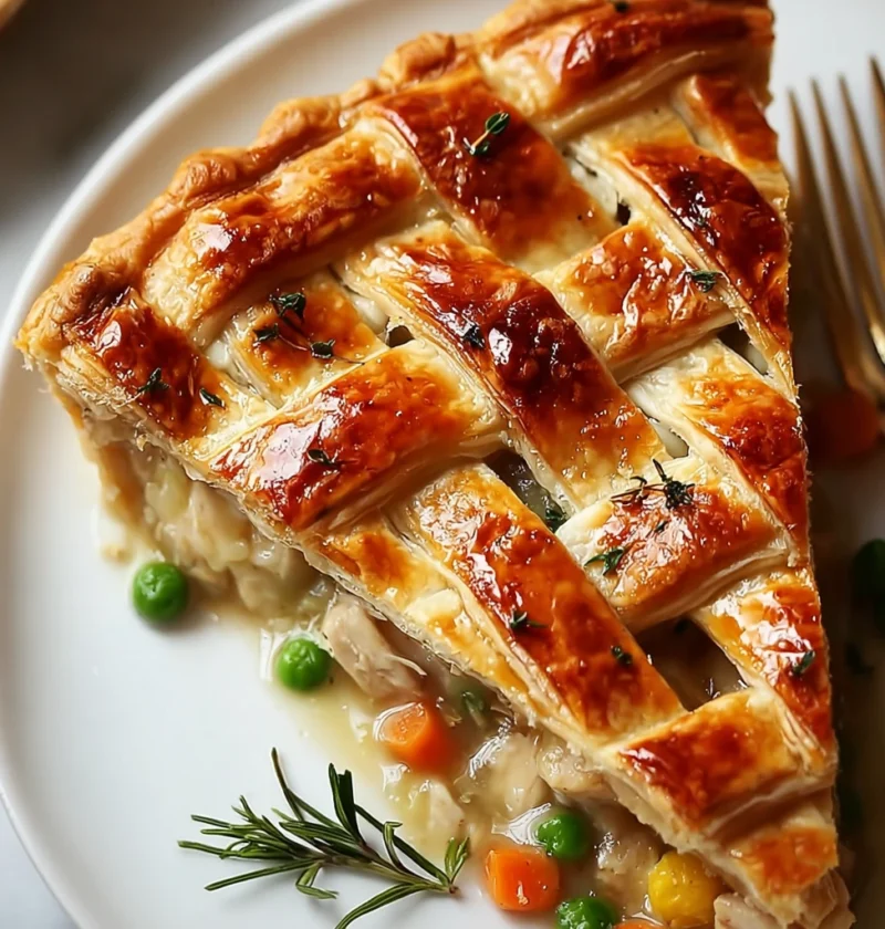 Puff Pastry Chicken Potpie Ultimate Cozy Comfort Dish