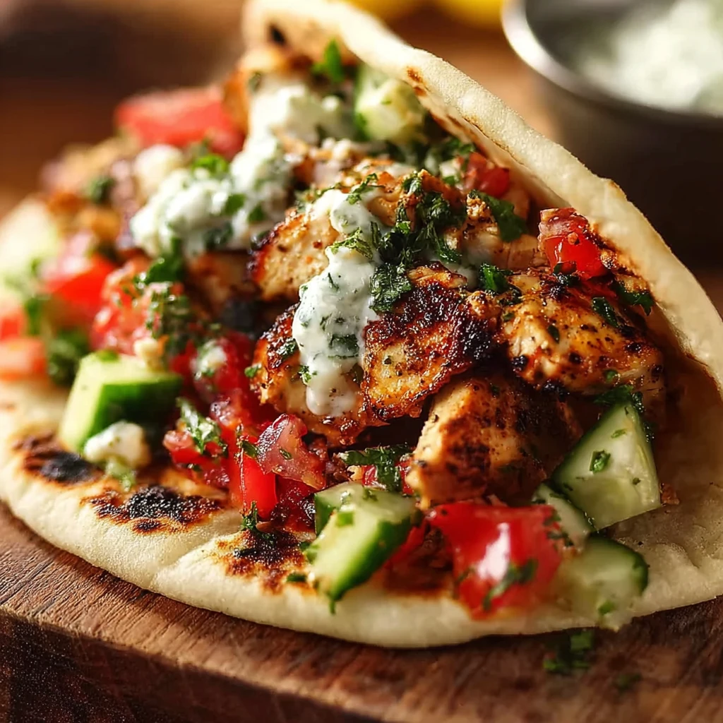 Mediterranean Chicken Tacos Weeknight Dinner