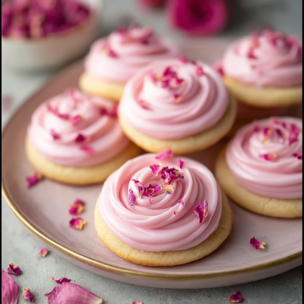 Raspberry Rose Cookies: Irresistibly Sweet Floral Delights