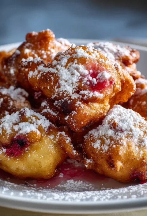 Rhubarb Fritters