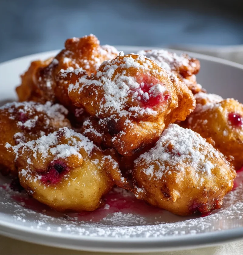 Rhubarb Fritters