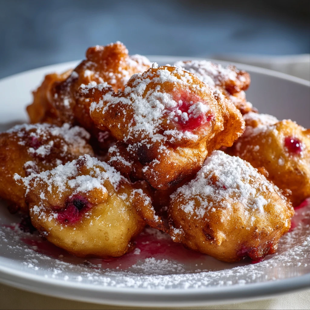 Rhubarb Fritters