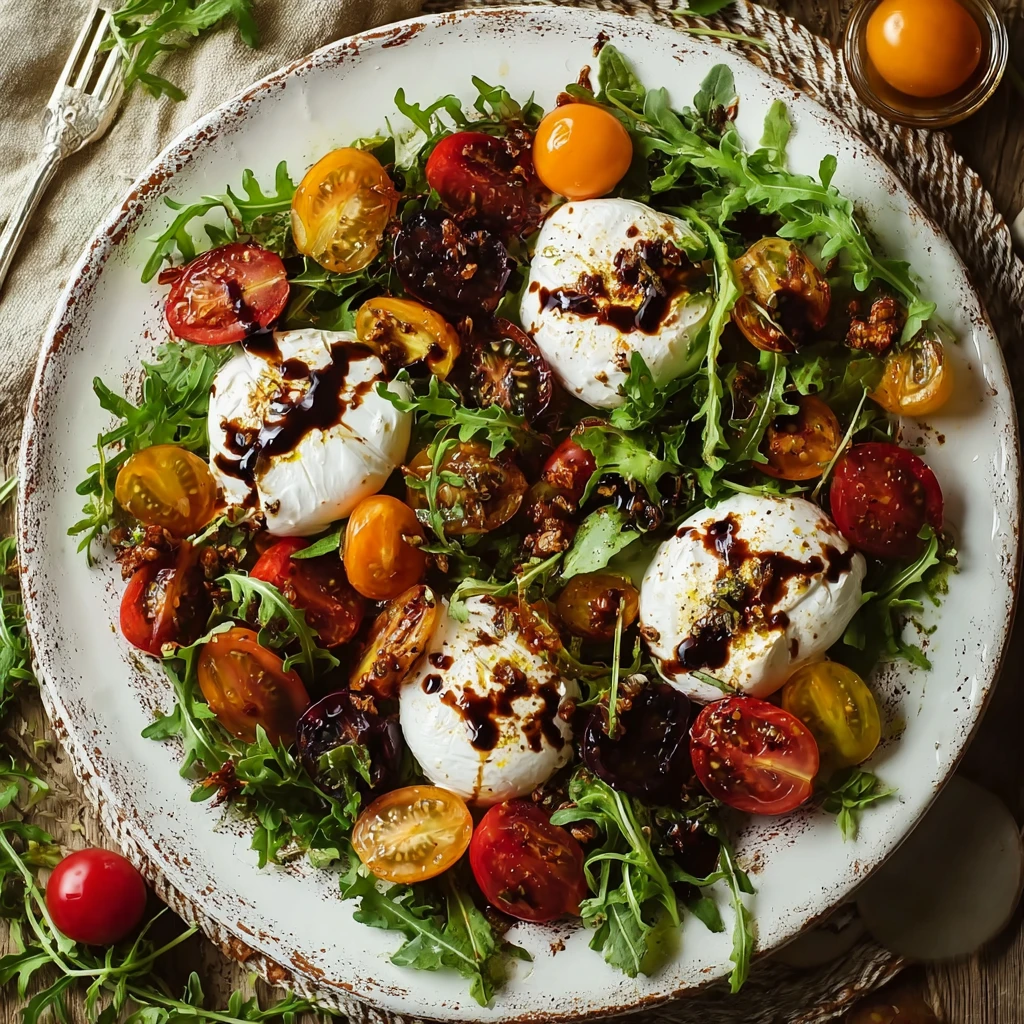 Ultimate Burrata Salad Balsamic Glaze Flavor Lovers