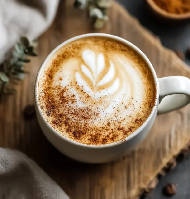 Warm Rich Hot Maple Brown Butter Latte Delight