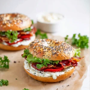 BLT Bagel Sandwich
