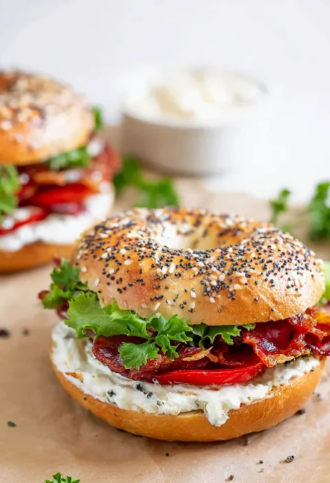 BLT Bagel Sandwich