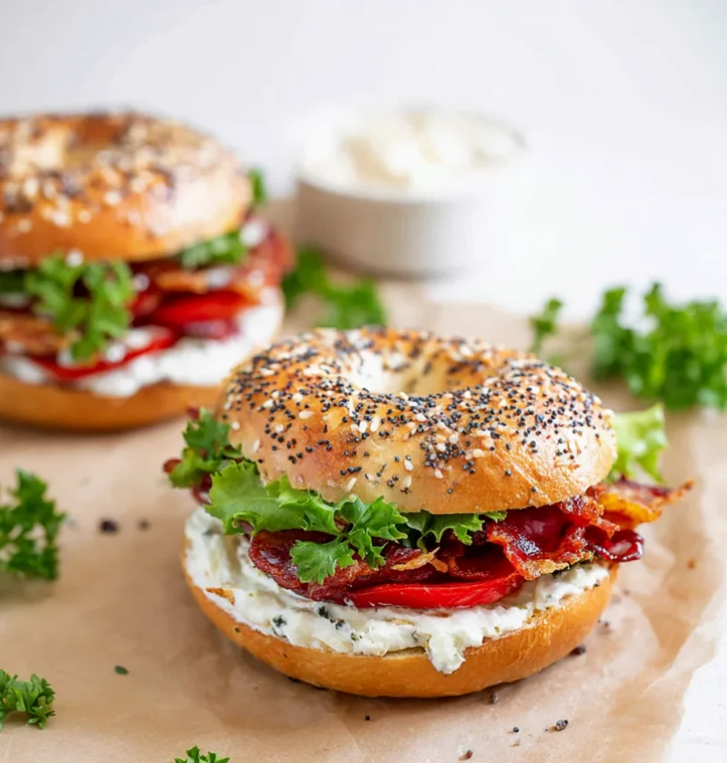 BLT Bagel Sandwich
