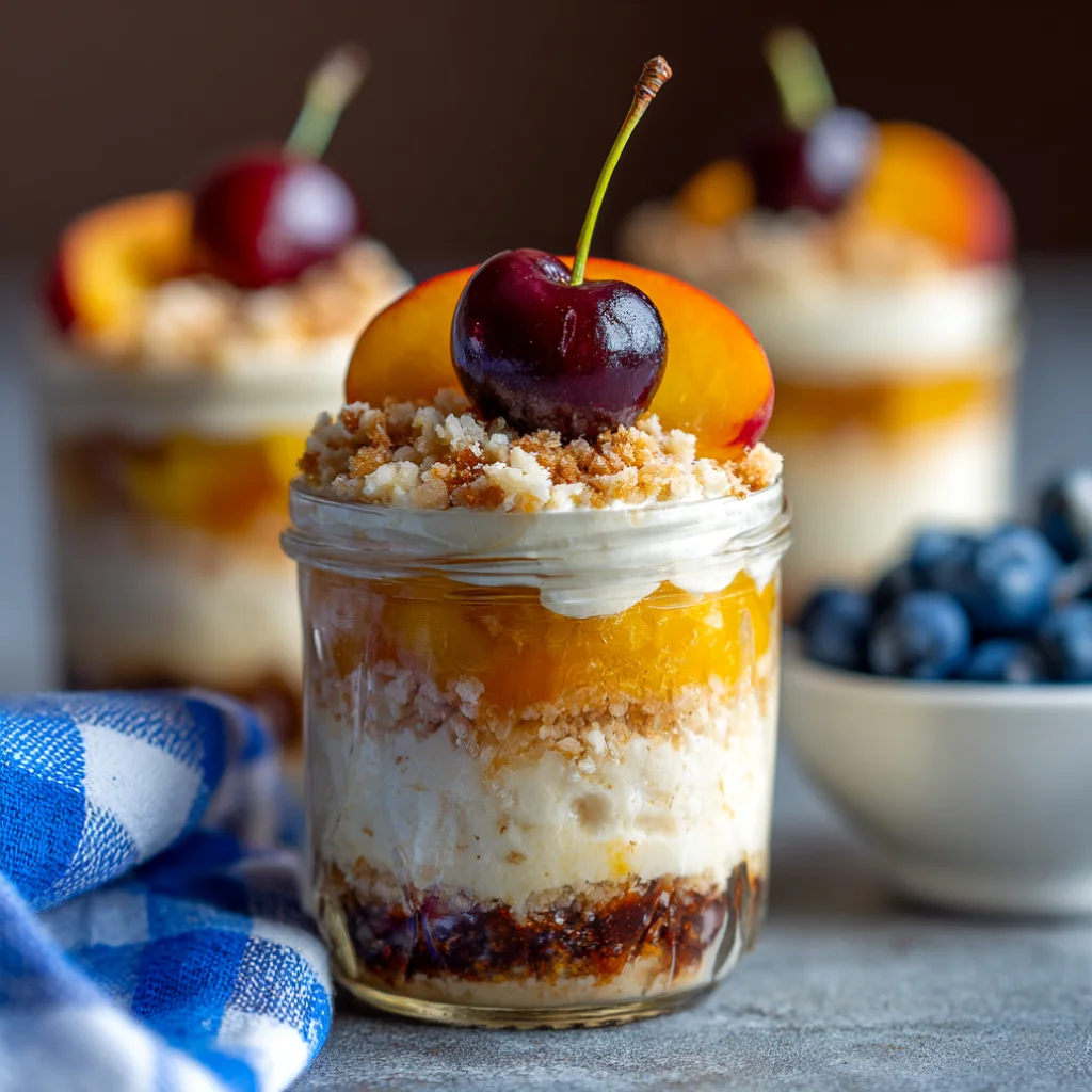 Blueberry Peach Pie Parfaits - blueberry-peach-pie-parfaits-3