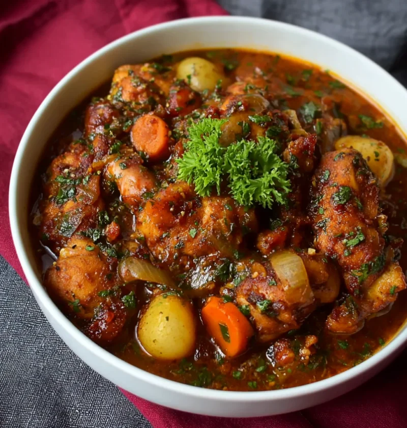 Boneless Brown Stew Chicken