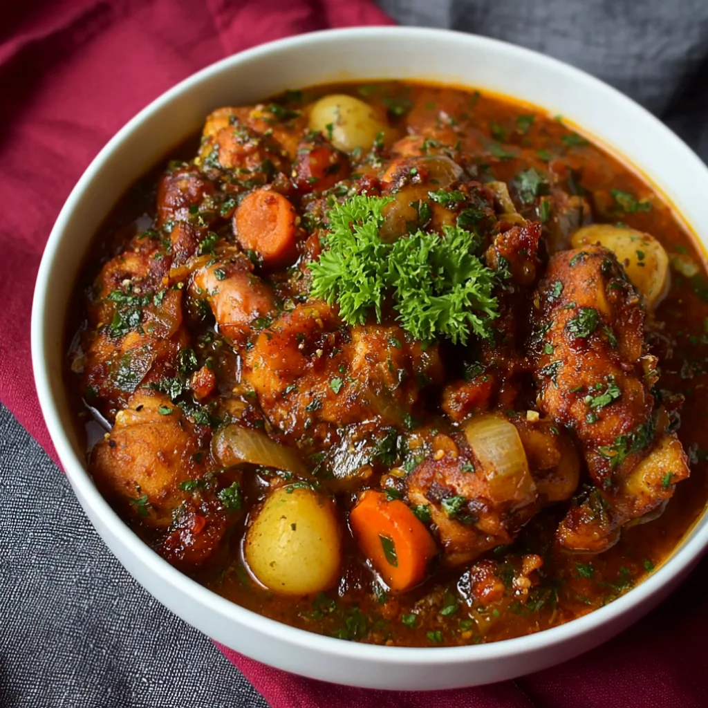 Boneless Brown Stew Chicken