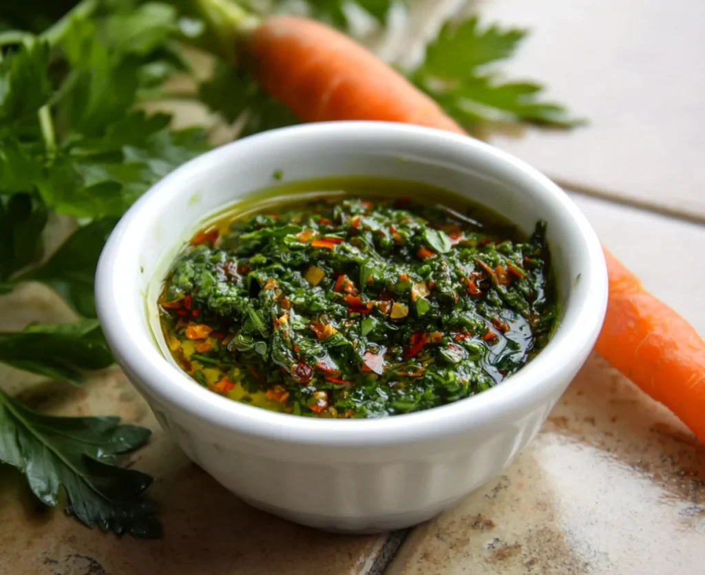 Carrot Top Chimichurri