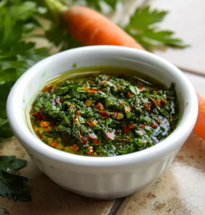 Carrot Top Chimichurri