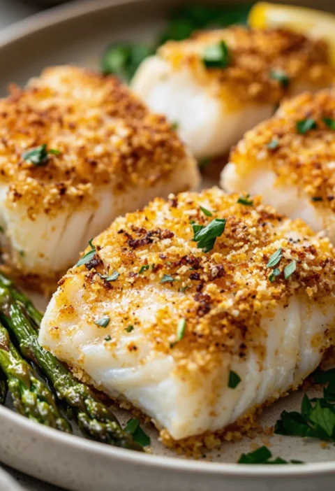 Crispy Air Fryer Parmesan Cod