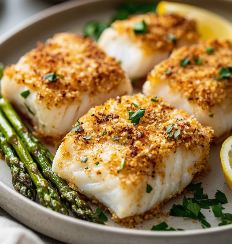 Crispy Air Fryer Parmesan Cod