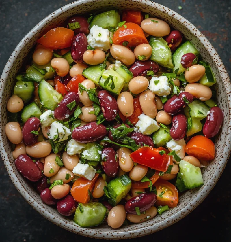 Delicious Greek Bean Salad