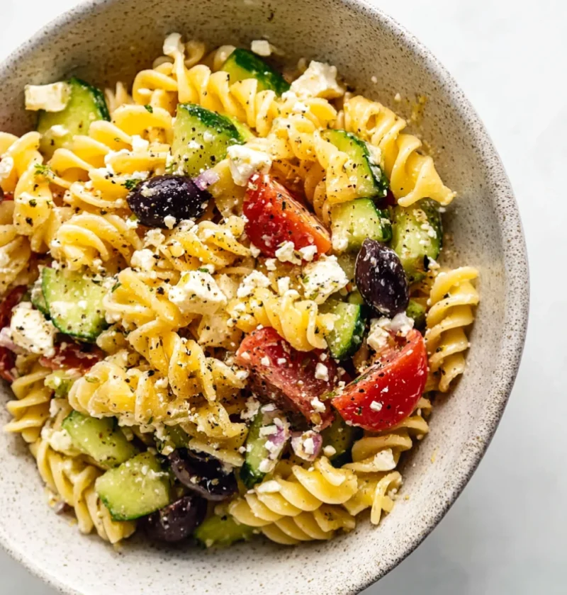 Easy Greek Pasta Salad