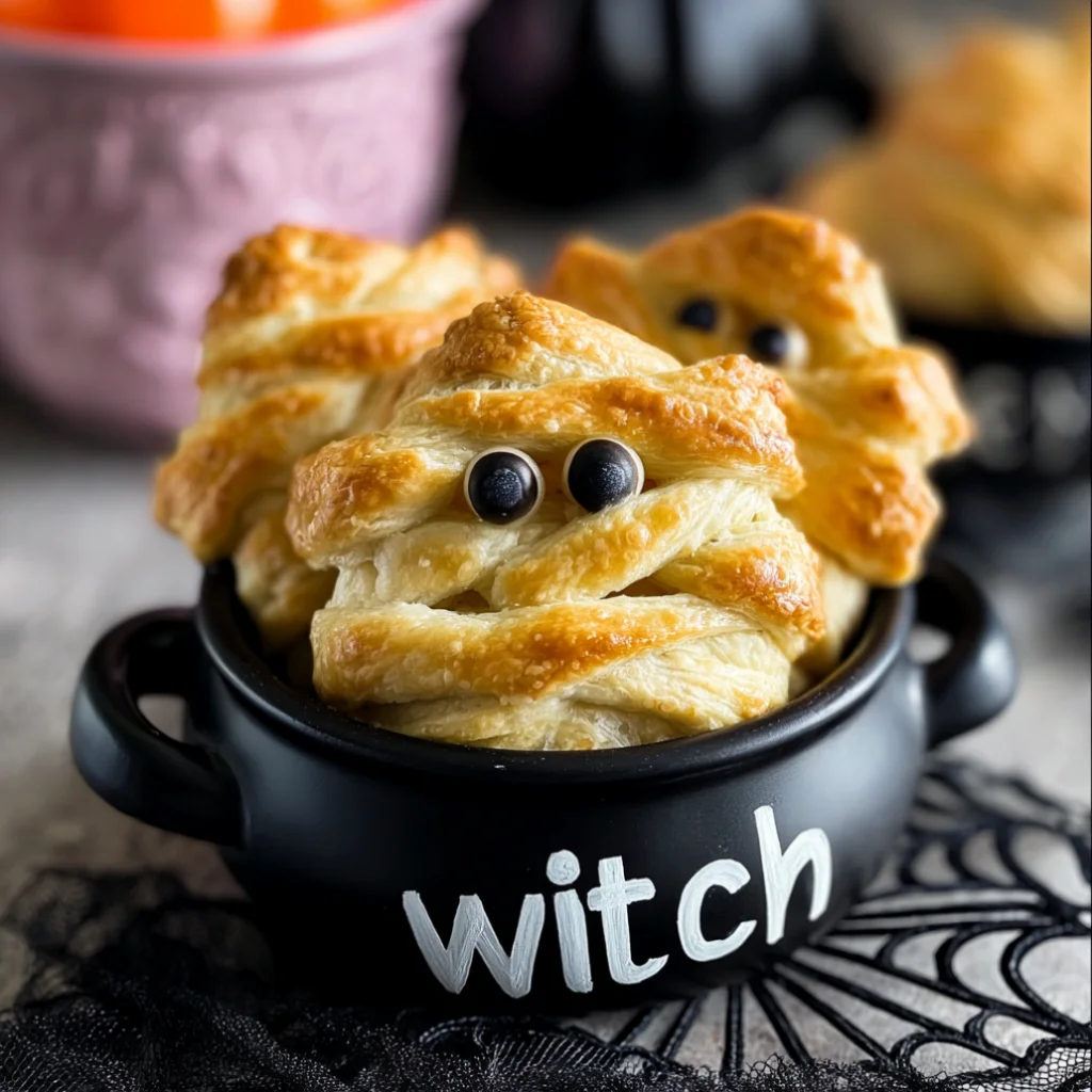 Mummy Chicken Pot Pies