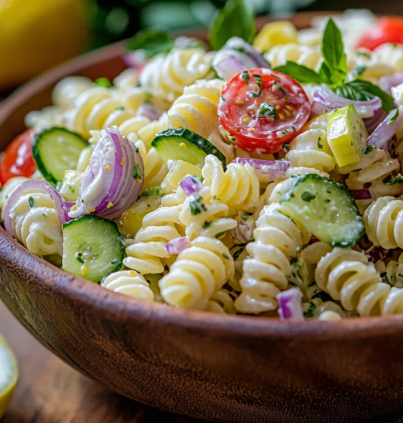 Savory Cotija Mexican Style Elote Pasta Salad