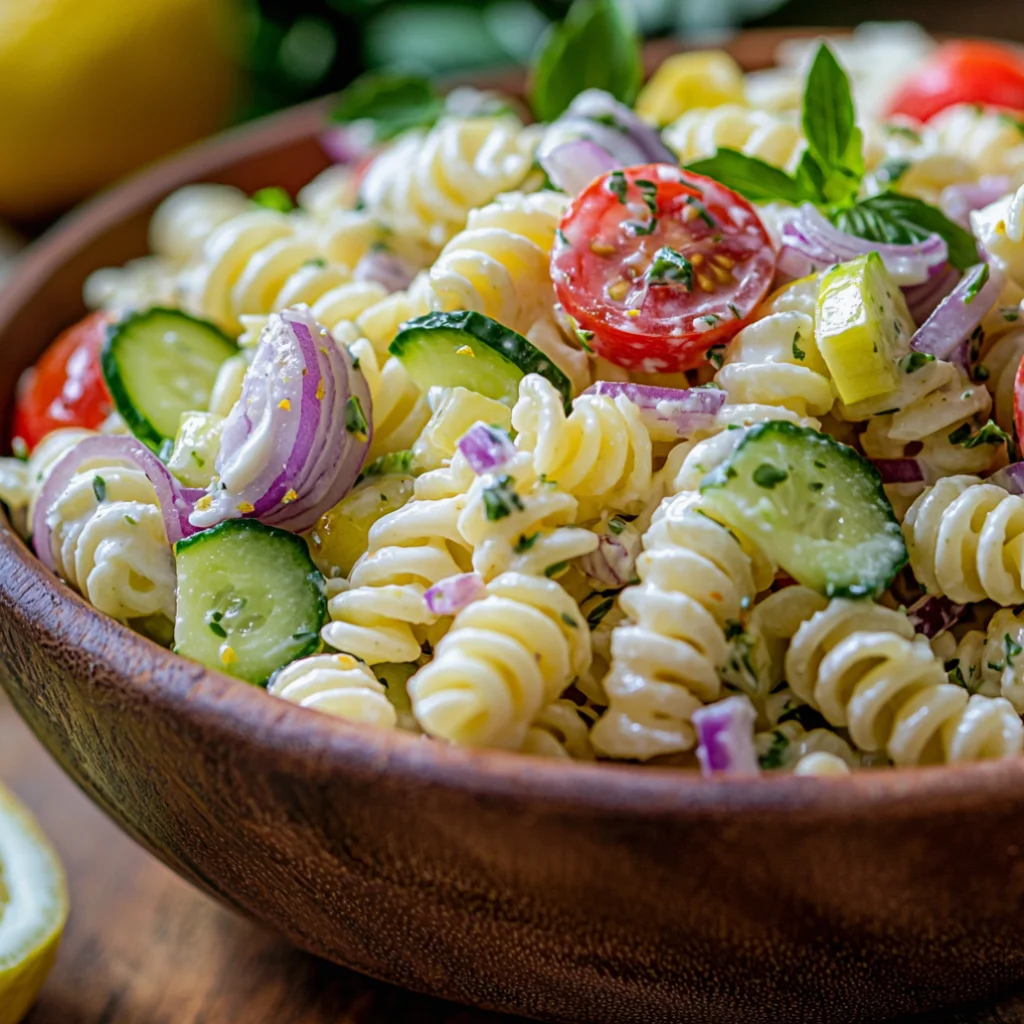 Savory Cotija Mexican Style Elote Pasta Salad