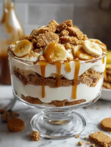The Best Biscoff Banana Pudding with Caramel You’ll Love