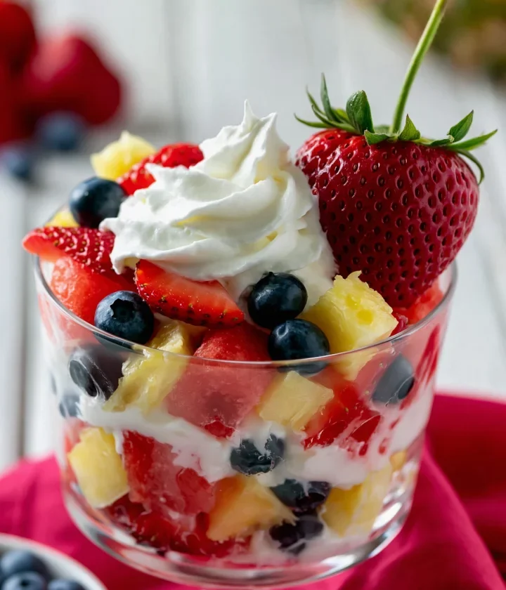 Layered Fruit Salad Trifle