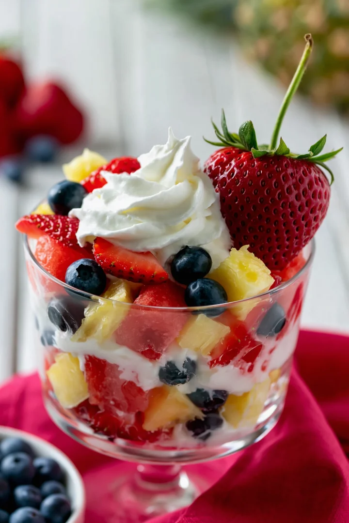 Layered Fruit Salad Trifle