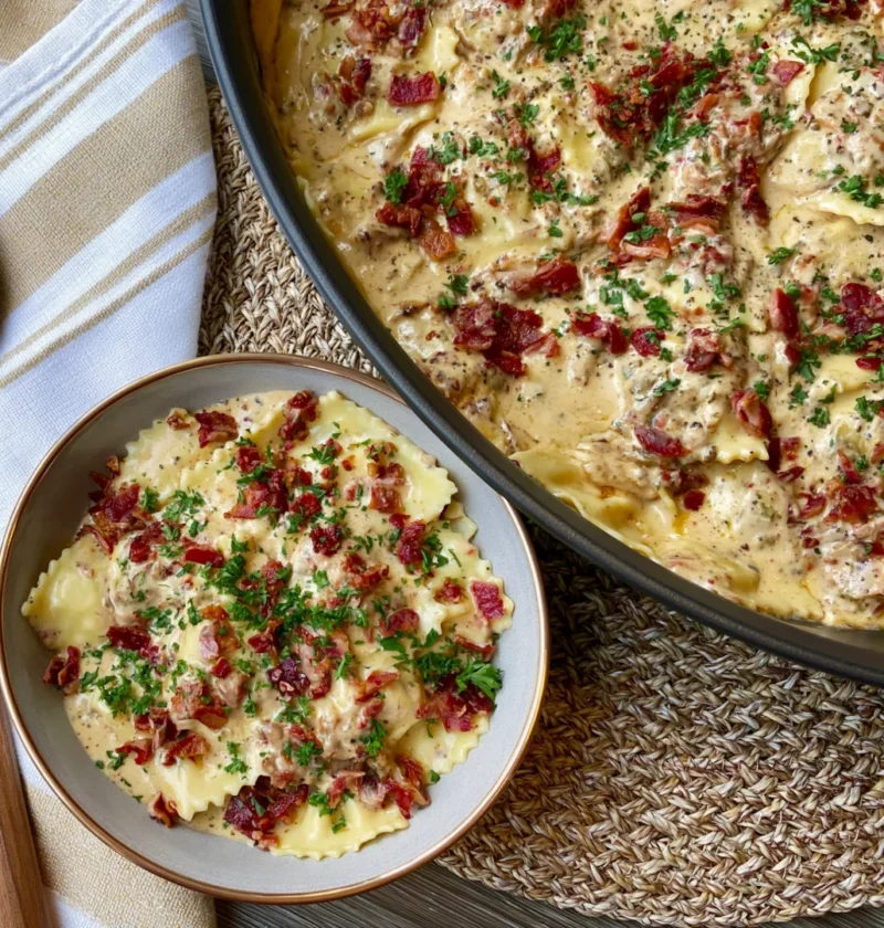 Cheeseburger Ravioli