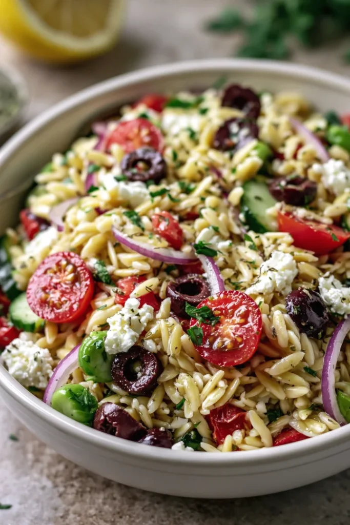 Delicious Greek Orzo Salad Recipe for Fresh Summer Flavors