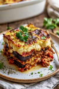 Delicious Vegetarian Moussaka Recipe for a Healthy Meal