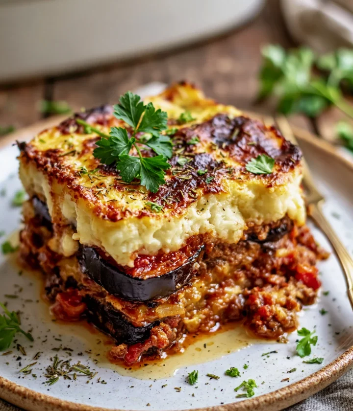 Delicious Vegetarian Moussaka