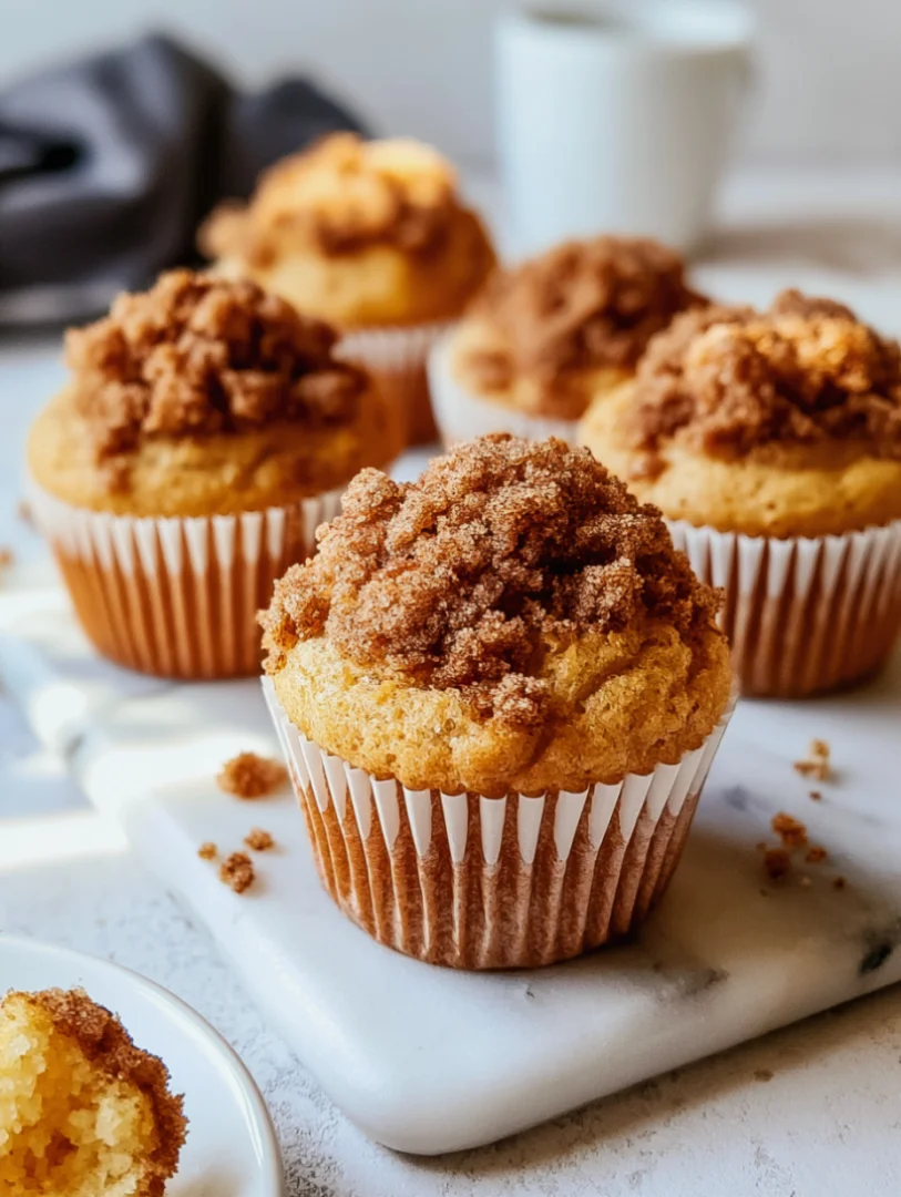 Biscoff Muffins with Decadent Streusel Topping Delight