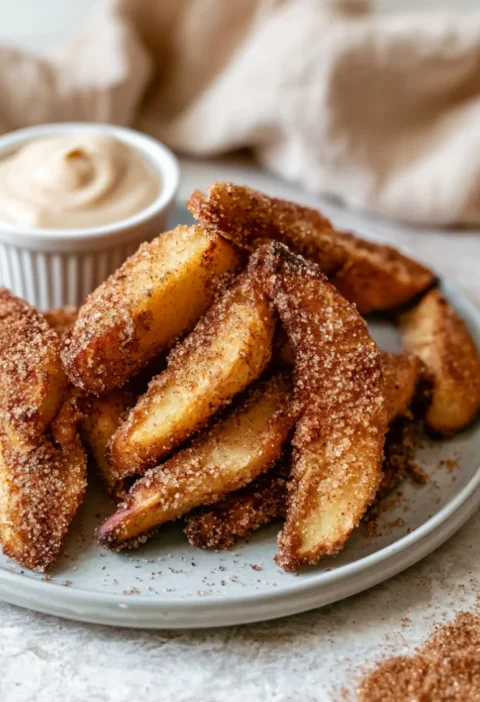 Crispy Air Fryer Apple Fries