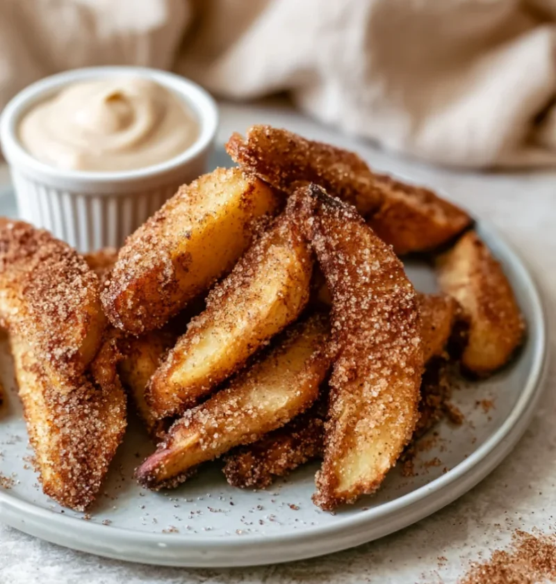 Crispy Air Fryer Apple Fries