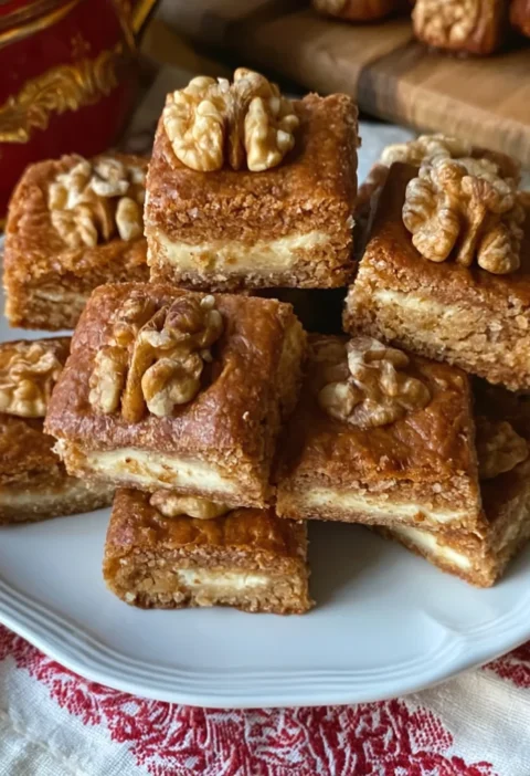 Delicious Maple Walnut Bars