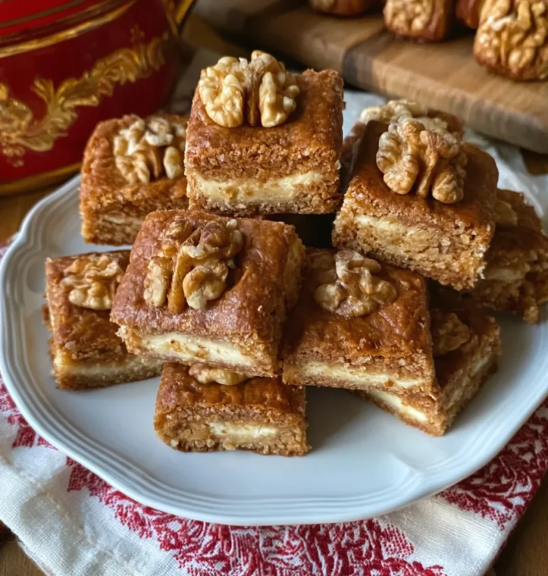 Delicious Maple Walnut Bars
