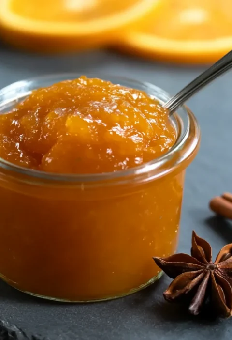 Delicious Orange Jam with Warm Spices for Cozy Mornings