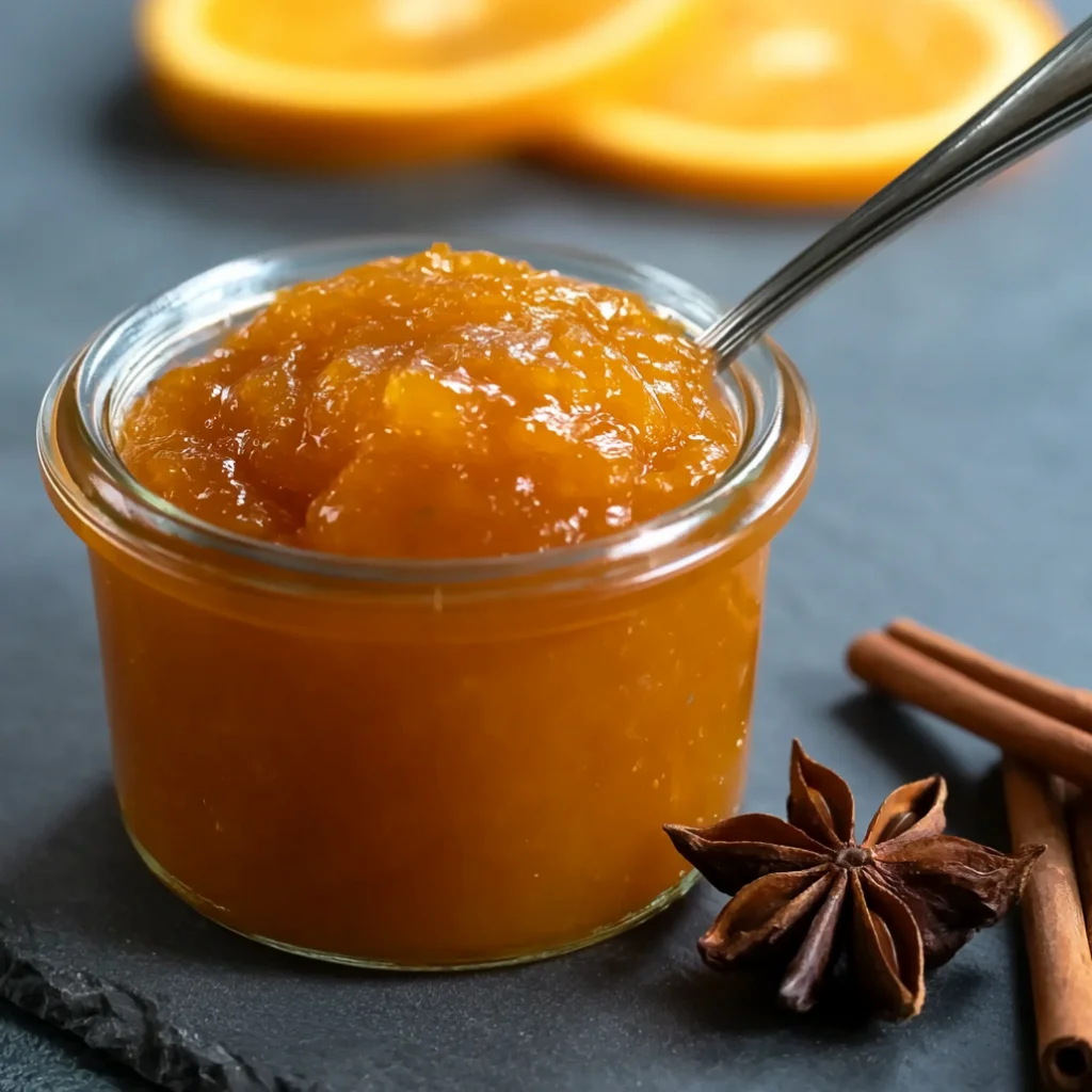 Delicious Orange Jam with Warm Spices for Cozy Mornings