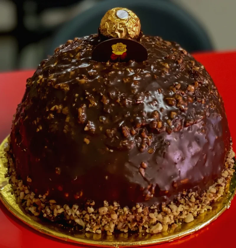 Ferrero Rocher Dome Cake