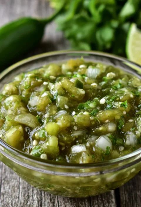 Homemade Salsa Verde