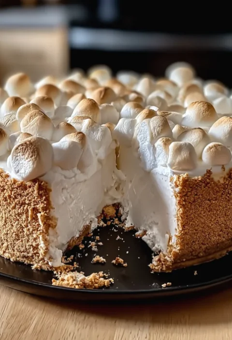 no-bake marshmallow cheesecake