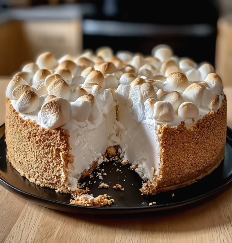 no-bake marshmallow cheesecake