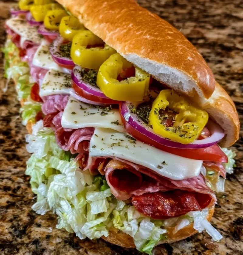 Italian Deli Sub Sandwich