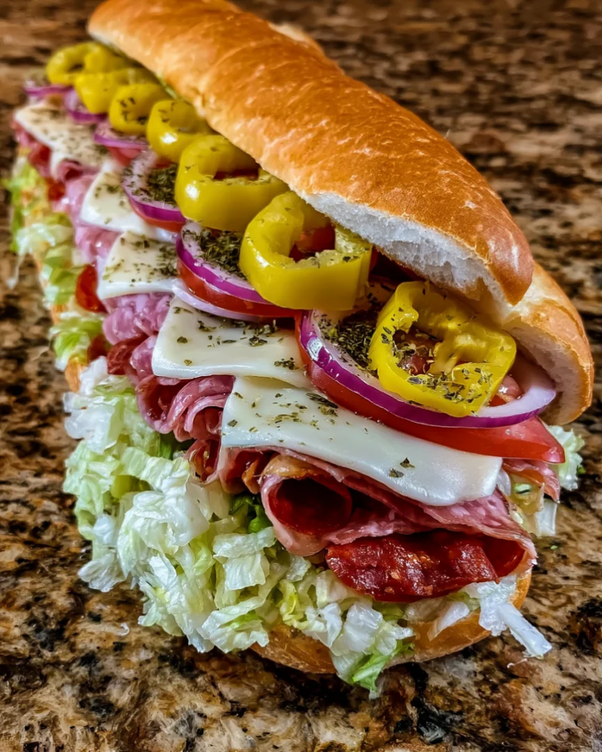 Italian Deli Sub Sandwich